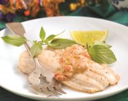 Grilled Fish with Candle Nut Sauce